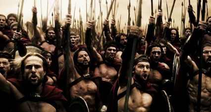 Spartan warriors
